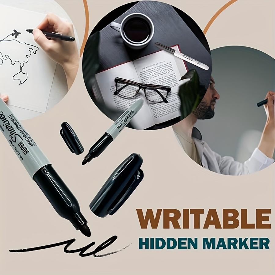 Прочный безопасный маркер для отвлечения внимания — незаметное скрытое хранилище для мелких ценностей — идеальный забавный подарок для декора дома и общежития, пластик, не водонепроницаемый