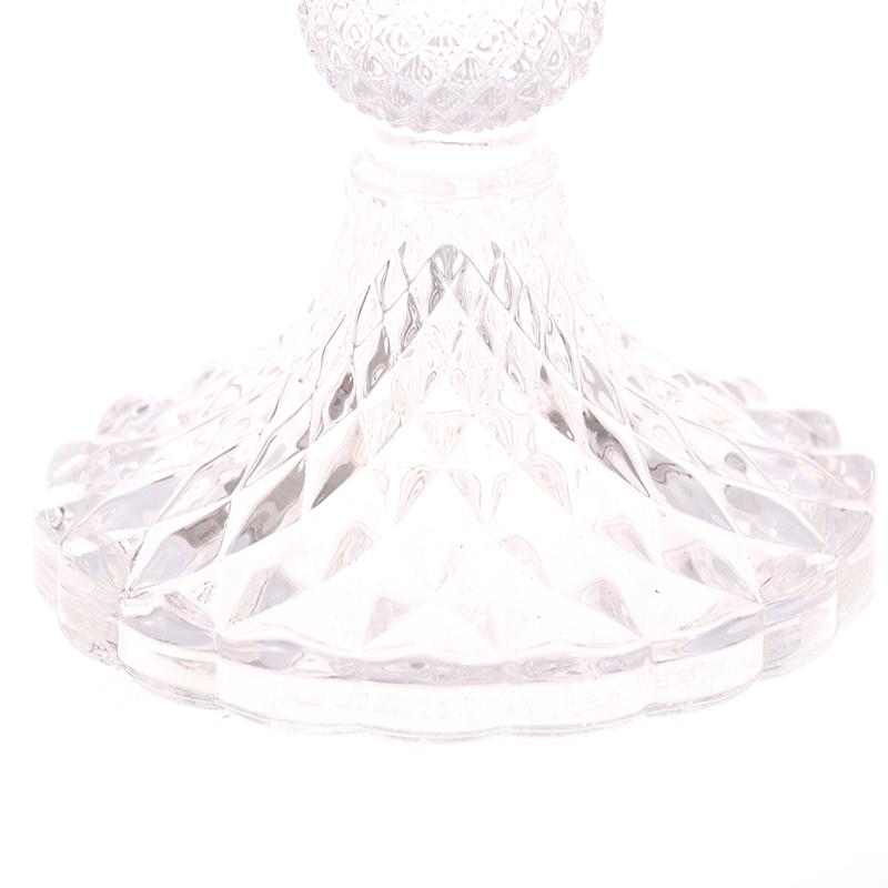 Винтажный стеклянный прозрачный подсвечник, подсвечник для ужина, домашние свадебные украшения