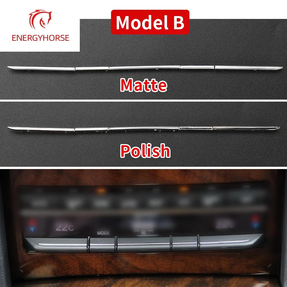 Auto Interior Accessories For Mercedes Benz E Class W212 2009-2015 Car Center Console Air Conditioning Buttons Decoration Trim