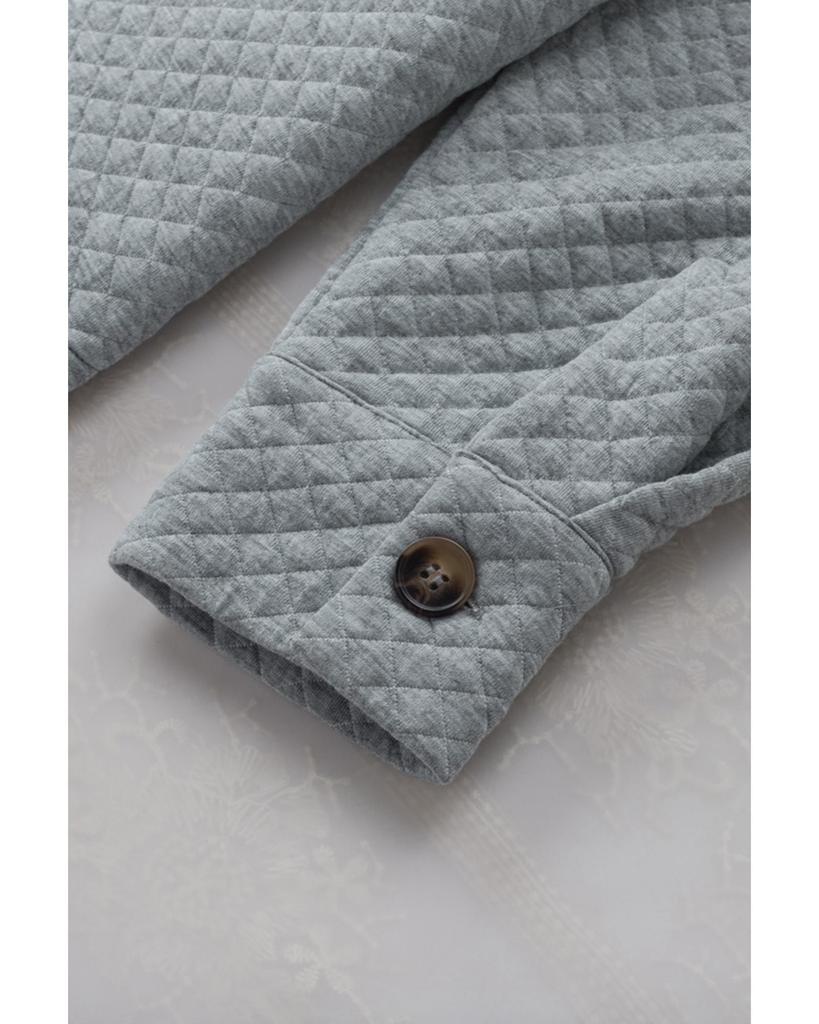 Azura Exchange Ретро-рубашка с карманом-клапаном и пуговицами