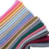 100% Cotton Knitting Elastic Fabric Wide 1mm Stripe DIY Sewing Clothing Cloth 100x170cm 100% Tissu Hometextile Tela Sewing