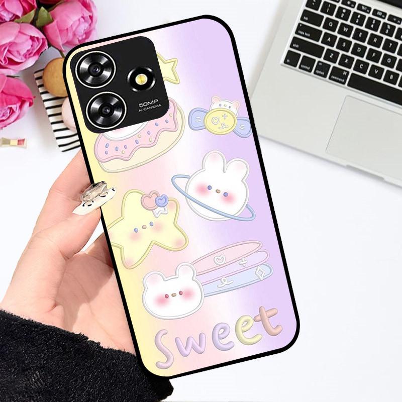 Cases For ZTE Blade V50 Smart Cute Astronaut Fashion Shockproof Soft Bumper For ZTE V50 Design 4G Coque For ZTE Axon 50 Lite