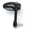 2Pcs CNC Motorcycle Bar End Black Rearview Side Mirrors for Triumph Speed Triple