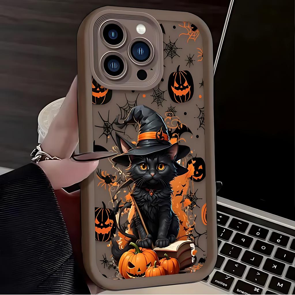 Чехол для телефона на Хэллоуин Черная кошка Ведьма для OnePlus 15 13 13T 12 12R 11 11R 10R 8T Nord CE Ace 2 3 4 5 6 Lite 4G 5G Мягкая задняя крышка