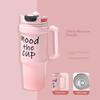 Dopamine Large-Capacity Thermos Cup for Female Students, High-Value Cute Straw Cup, Office Large-Capacity Cup