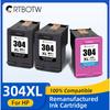 Cartouche D'Encre De Remplacement 304Xl, Pour Imprimante Hp 304 Hp304, Compatible Deskjet 2600 3700 5000 Série 2620 3720,1pcs black