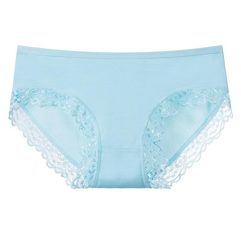 New Soft Women's Underwear Lace Student Briefs