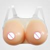 Realistic Silicone Fake Breast Prosthesis Transparent Shoulder Strap One-piece Transgender Transgender Role Playing Prosthesis Fake Mother Fake Breast
