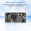 Модуль зарядки литиевых батарей 18650 21700 DC5-15V со световым индикатором зарядки, Высокий ток для зарядки 9В12В15В 2А