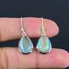 Natural Opal Drop Earring 925 Sterling Silver Handcrafted Earring LiteWeight HandMade Earring Gift for Best Girl Gift For Her ThanksGiving