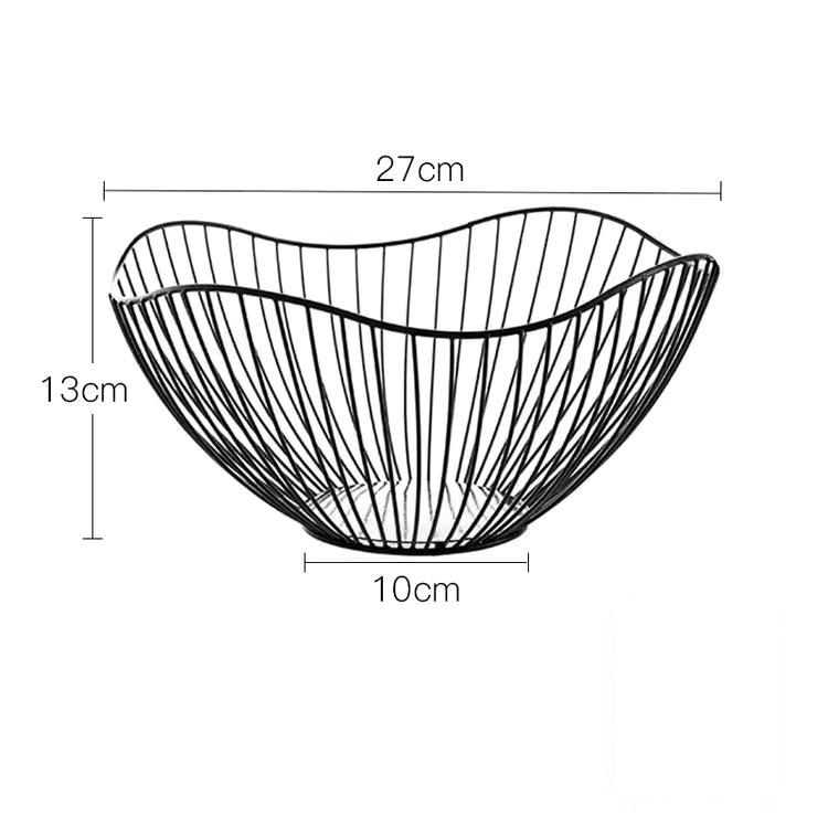 Простая металлическая корзина для фруктов в скандинавском стиле, сливная корзина, корзина для хранения, практичные кухонные принадлежности, посуда