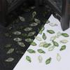 Transparent Green Transparent Leaf Shape Beads Charms Leaf Shape Beads  Necklace Accessories