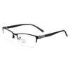 Fashion Half Frame Classic Anti-Blue Light Ultra Light Glasses Eye Protection Business Eyeglasses