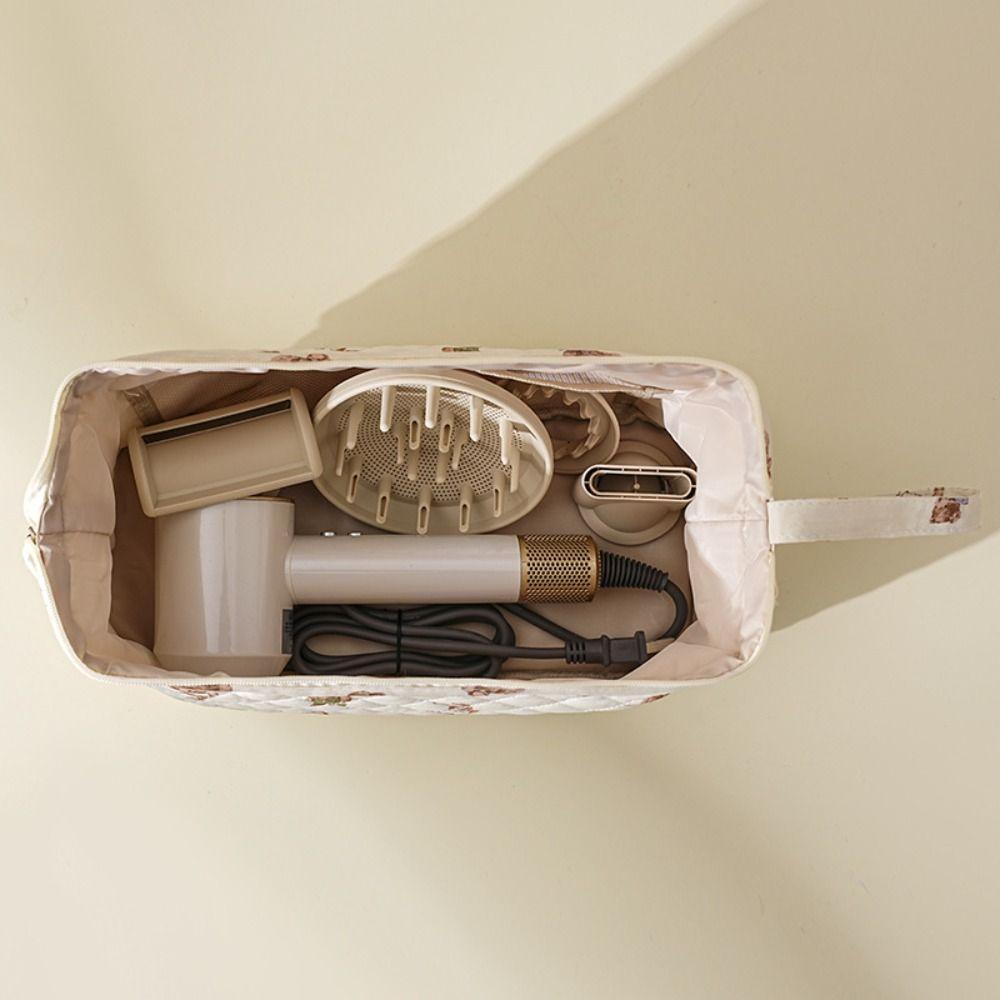 Полиэстер Хлопок Сумка для Хранения Фена Цветочный Принт Большая Вместимость Дорожная Сумка для Макияжа 9 Цветов Кейсы для Макияжа Женские Девочки