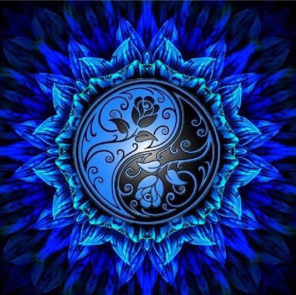 5d Diy Алмазная картина Мандала Алмазная вышивка Крестиком Цветочные картинки Стразы Мозаика Decortion