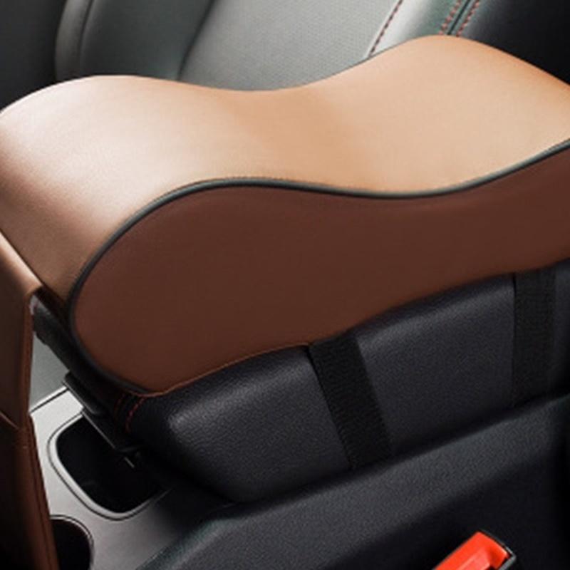 Универсальный кожаный подлокотник для автомобиля, подлокотники для автомобиля, подлокотник для центральной консоли, подлокотник для сиденья