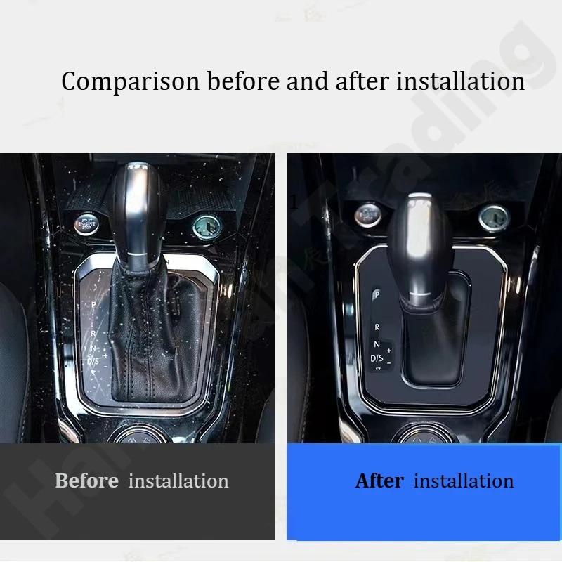 for Volkswagen T-Roc 2018~ Gear lever dust cover/gear lever decorative frame/interior modification decorative frame
