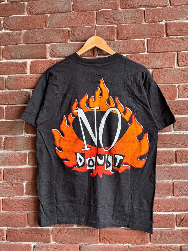 Vintage 1990s No Doubt Tragic Kindom Rock Band Tee 90s L Black Unisex T-Shirt
