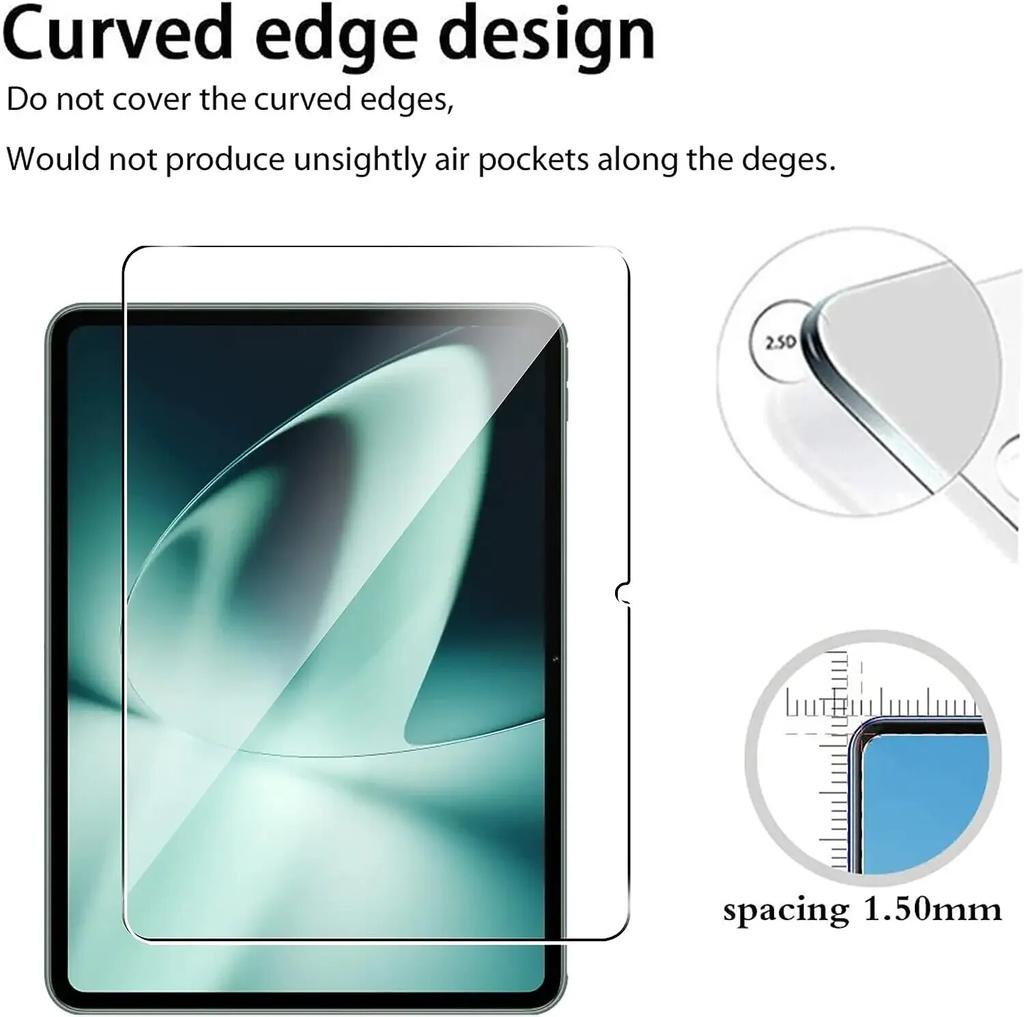 1/2/3 шт. Защитная пленка из закаленного стекла для OnePlus Pad 11,61 дюймов 2023, ультрапрозрачная защитная пленка без пузырьков для планшета One Plus