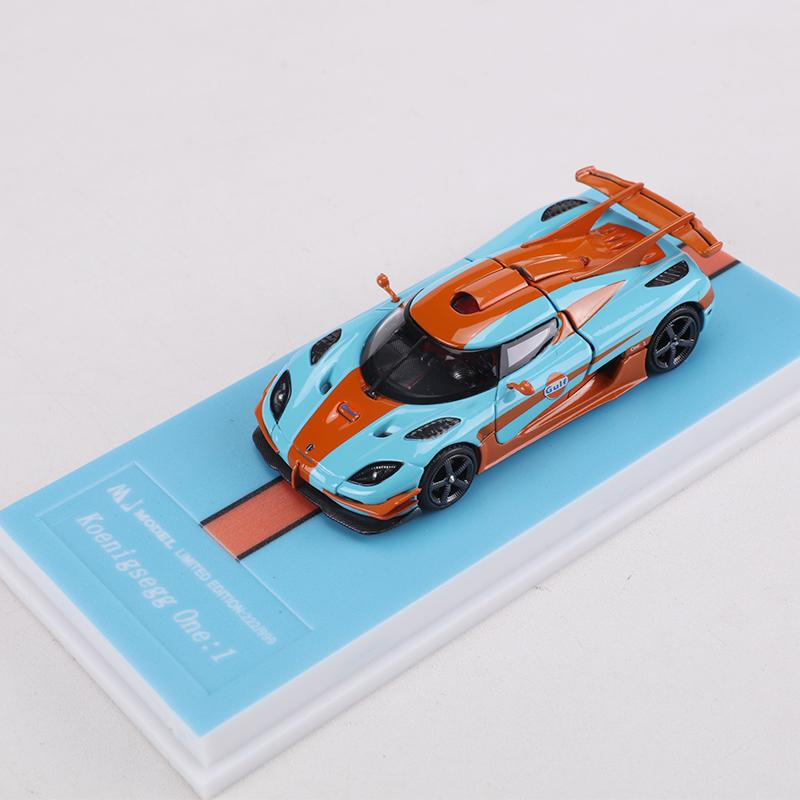 MJ 1:64 One:1 Gulf Diecast Model Car Limited Edition 999