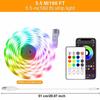 5050 24KEY RGBIC App Control LED Strip Lights Dreamcolor Bluetooth Rainbow Effect Decor LED Light Music Sync For Bedroom Party