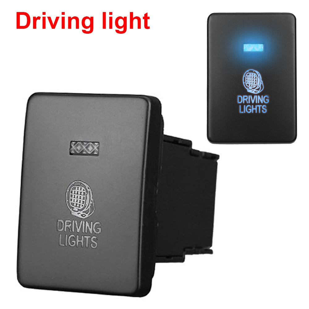 12 В автомобильный свет кнопка точечный противотуманный фара задний светодиодный световой бар переключатель для Mitsubishi Mirage LA Outlander ZK Triton MQ MR