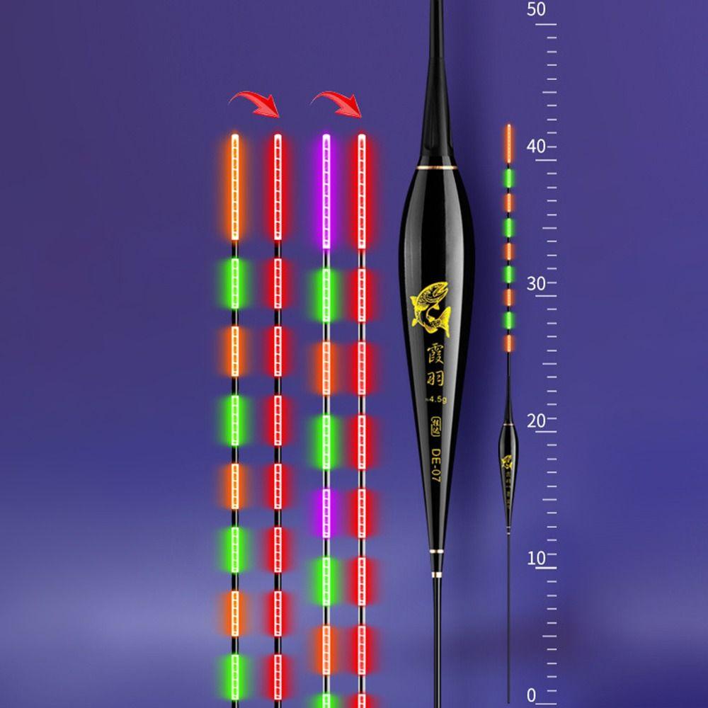 2 шт. Индикатор Электронный рыболовный поплавок Буй Поклевка Скальная рыбалка Поплавки Светящийся поплавок Длинный хвост