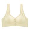 New Fashionable Seamless Front Buckle Underwear Women's Reinforced Lower Circumference Non-running Cup No Steel Ring Large Size Bra