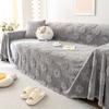 INS Style Simple Sofa Towel Rabbit Plush Autumn and Winter New Sofa Cover Fabric Пылезащитный всеобъемлющий универсальный чехол для дивана Одеяло