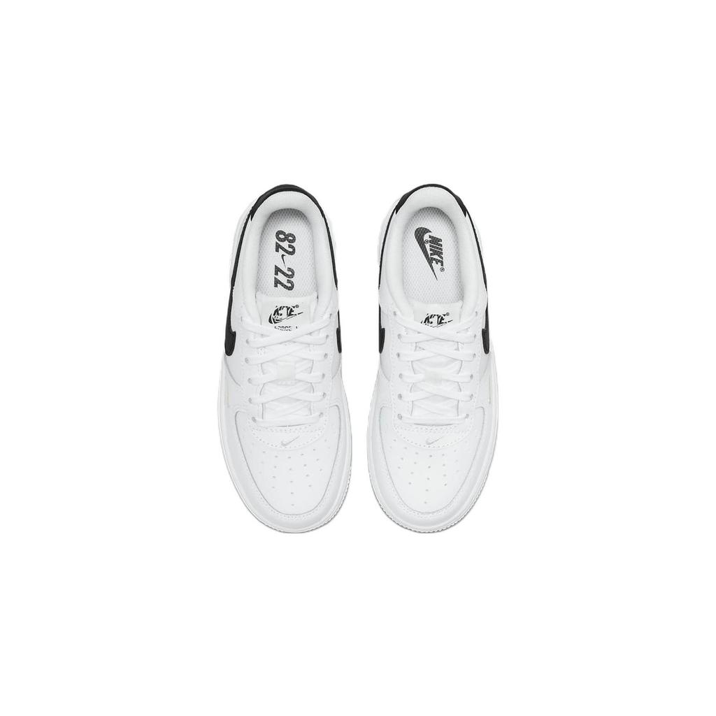 Nike Air Force 1 SE 40th Casual Slip-Resistant Durable Low-Top Skate Shoes Kids Sneaker Black White FJ2887-100