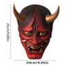 Japanese Assassin Mask Halloween Creepy Face Mask Latex Cosplay Party Props