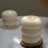 Aromatherapy Candle Round Solid Color Candle Creative Home Decoration Candle Bedroom Birthday Gift