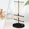 Ювелирная стойка Yousheng, регулируемая по высоте, 3-уровневая, органайзер для ювелирных изделий, стильная стойка для ожерелий и сережек для дома