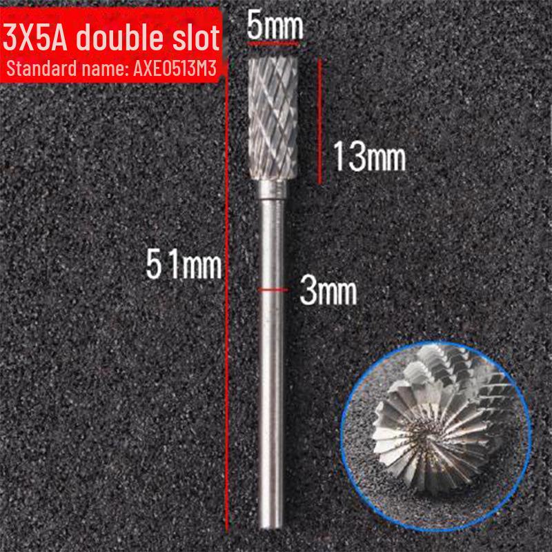 6mm Handle Tungsten Steel Grinding Head Carbide Rotary File for Polishing and Milling