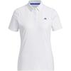 Solid Color Pullover Short Sleeve Polo Shirt Women Tops White HT0002