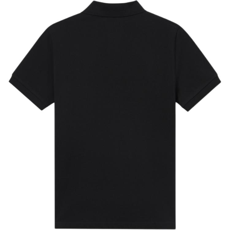 Levis Casual Comfortable Simple Solid Color Short Sleeve Polo Shirt Men Polo Shirts Black 003MS-0000