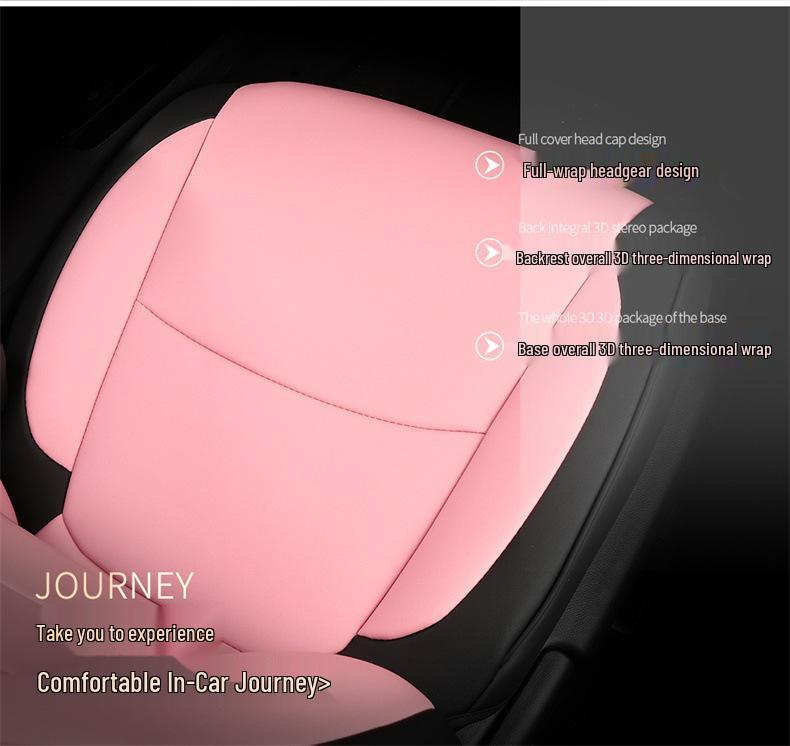 2022 Model 1.5L Sharp Luxury Lingpai Leather Car Seat Cushion - Universal Full Surround Cover for All Seasons