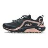 Fila LYNX Outdoor Textile, TPU Устойчивые к истиранию Низкие кроссовки для трейлраннинга Женские Розово-Черные A12W311208FDP