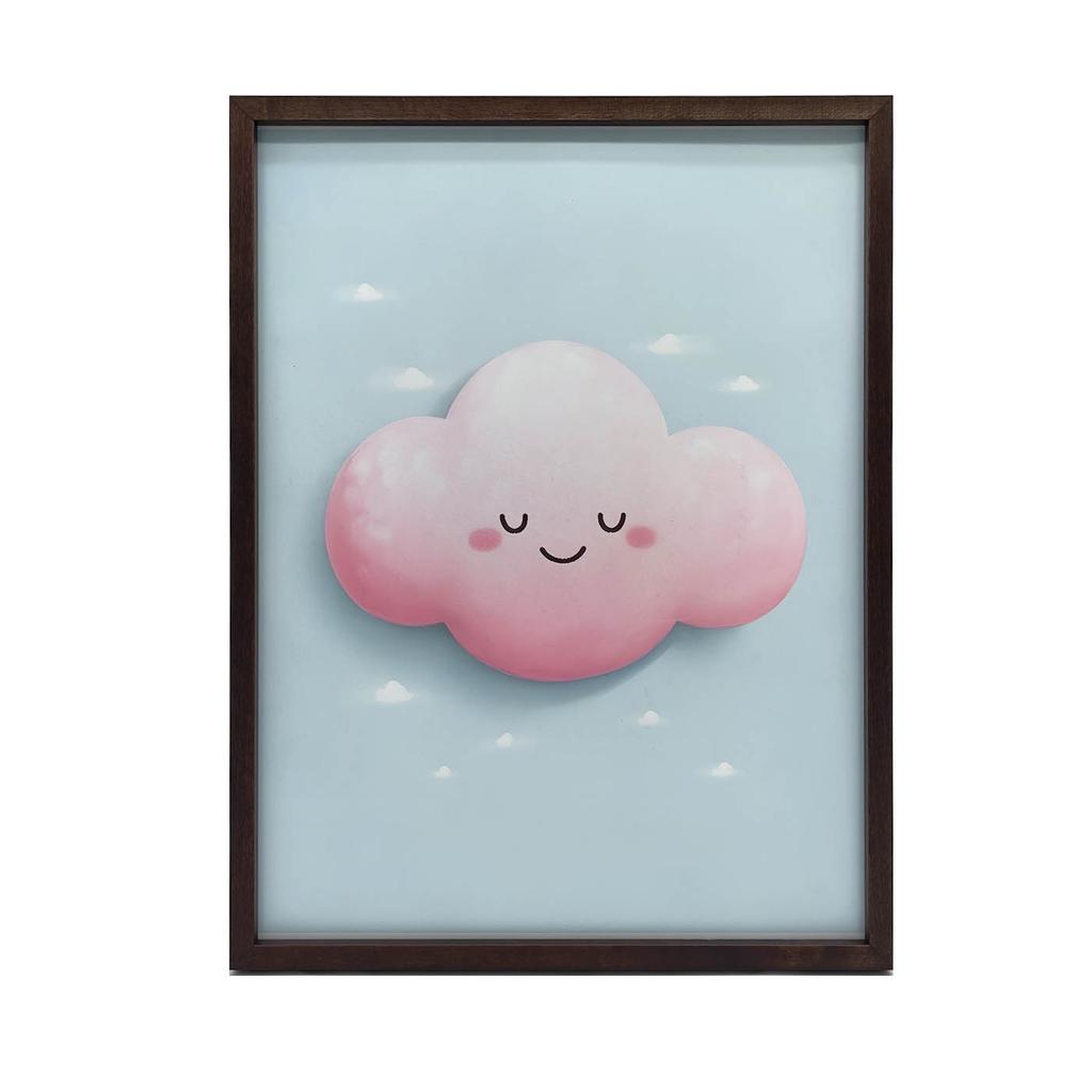 Różowa Chmurka Różowa Chmurka, 50X70 Cm, Bez Ramy, Papier Matowy 230 Gsm
