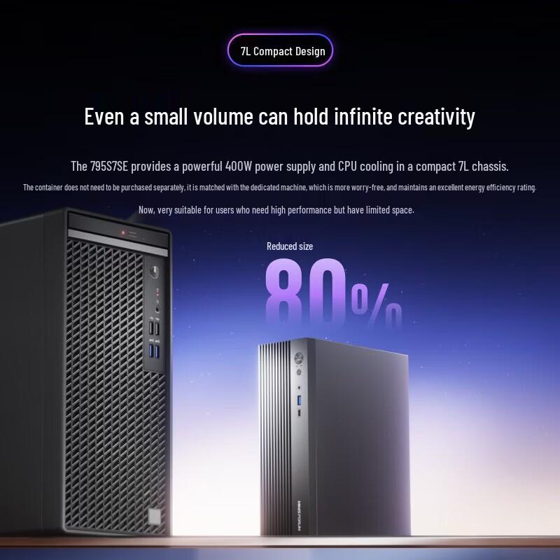 Minisforum 795S7 SE Ryzen R9-7945HX Высокопроизводительный мини-ПК (Китайская версия)