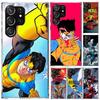 Крутой чехол-невидимка I-Invincible для Samsung Galaxy S26 S24 S23 Ultra S25 Edge S22 S21 Plus S20 FE + Мягкий чехол с принтом Funda Galaxy S