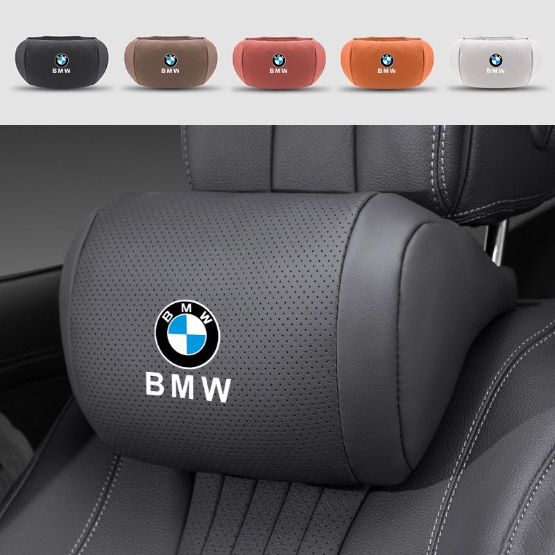 SQLI6 Car Seat Headrest Memory Cotton Neck Pillow Stickers Accessories For BMW X5 X6 F30 F34 F10 F20 G20 G30 F15 F16 1 3 5 7 Series
