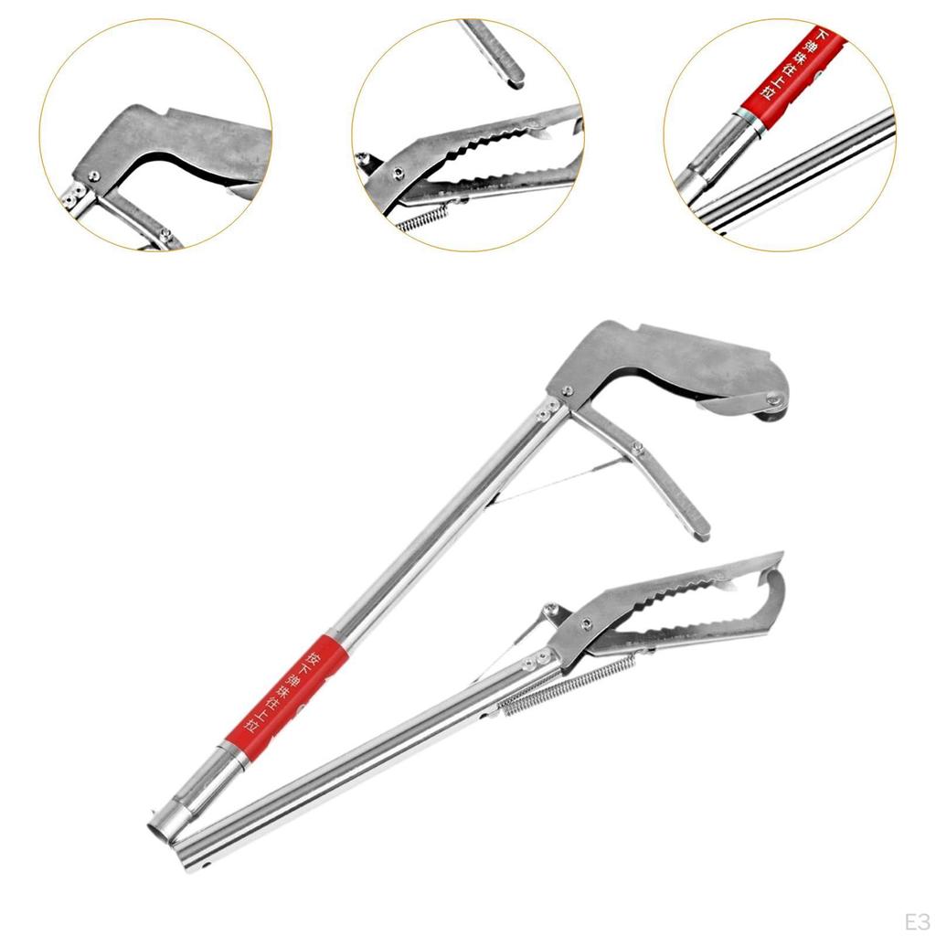 Щипцы для змей с замком, уличные, сверхпрочные, легко моющиеся, ловцы рептилий