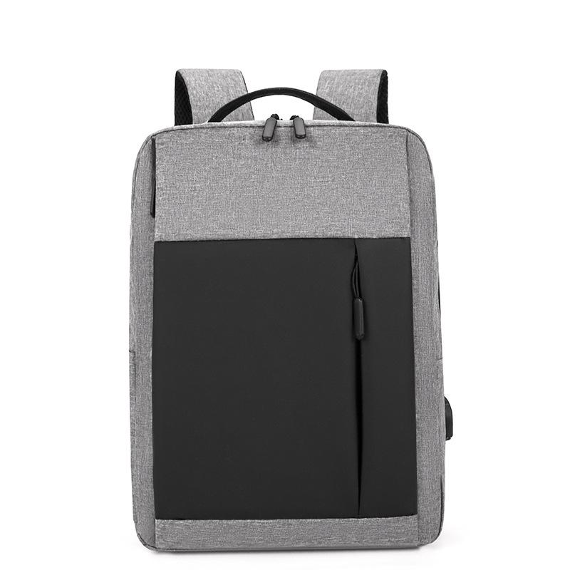 Новый унисекс однотонный водонепроницаемый и дышащий деловой модный повседневный универсальный рюкзак для повседневного использования