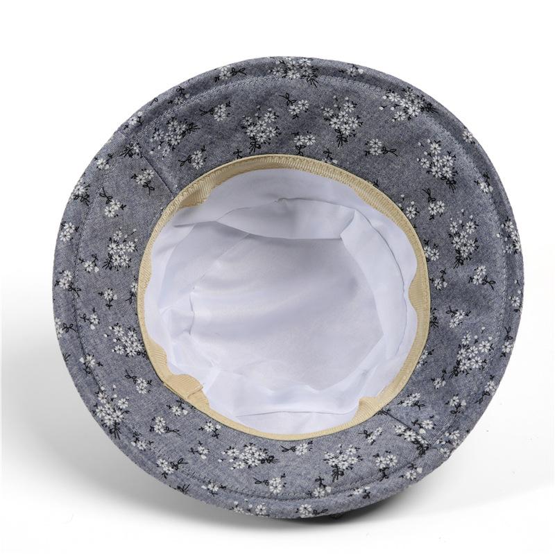 Simple Casual Bucket Hat Stylish Lightweight Fisherman Cap Adjustable Sun Protection Elderly Ladies Hats for Women