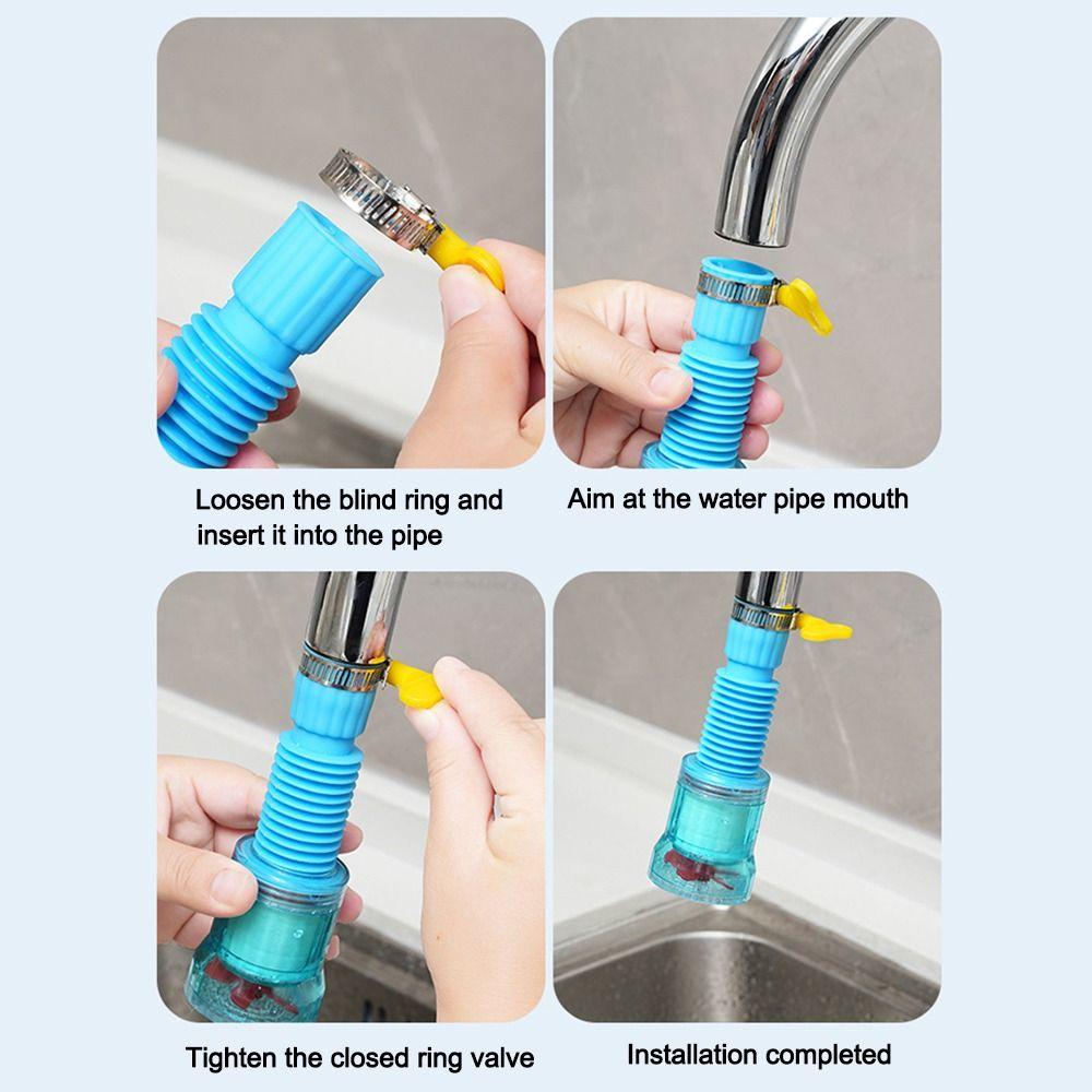 360° Rotate Kitchen Faucet Nozzle Splash Proof Bathroom Faucet Aerator Water Filter Kitchen Sink