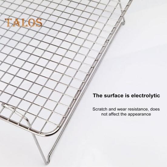 Стойка для охлаждения тортов из нержавеющей стали, штабелируемые решетки для выпечки, готовки, складная, прочная, экономящая место стойка для выпечки