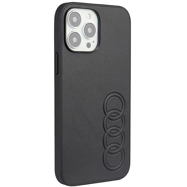 Etui Audi Synthetic Leather Na Iphone 13 Pro Max 6.7 - Czarne Au-Tpupcip13Pm-Tt/D1-Bk