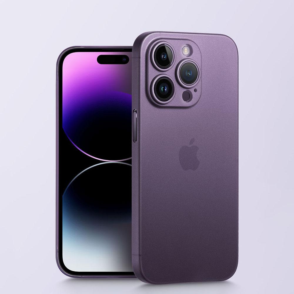 Ультратонкий матовый чехол на заднюю панель толщиной 0,3 мм для iPhone 14 Plus 13 Mini Pro Max, прозрачный жесткий мягкий корпус из полипропилена для Apple 13P 14P Coque