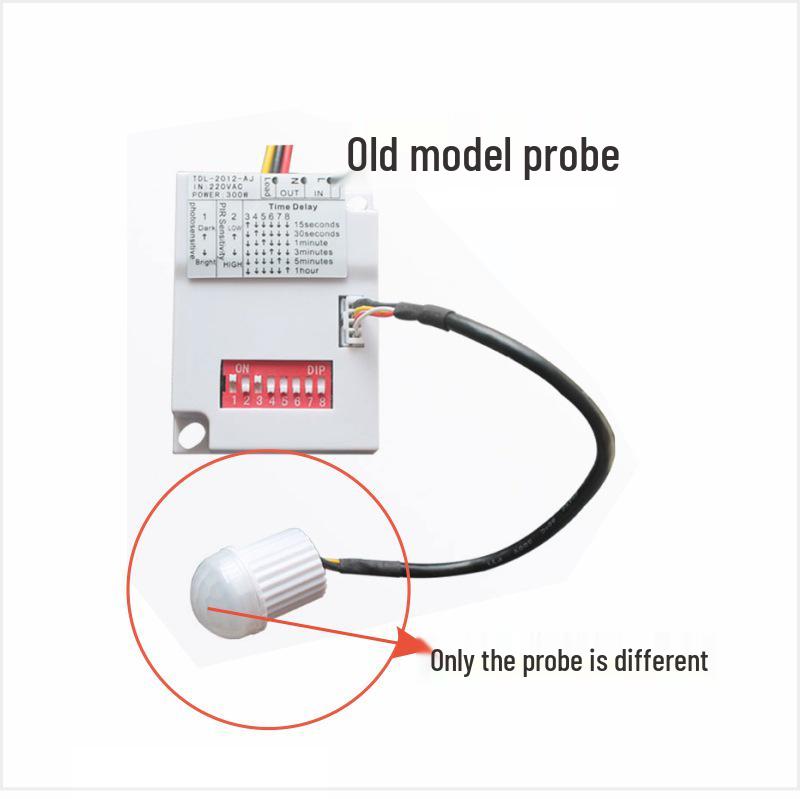 Ultra-Thin 12V/24V LED Light Control Switch with Adjustable Infrared Motion Sensor